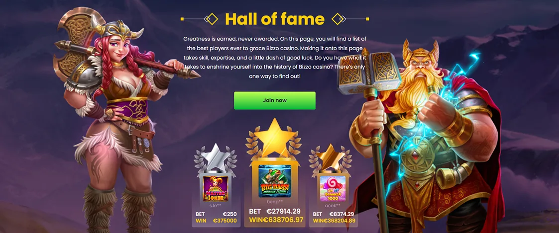 Bizzo Casino Online Games